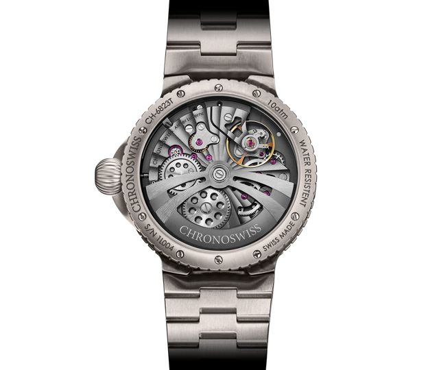 Chronoswiss Pulse One Blue Limited Edition 41mm Automatic Watch. CH-6823T-BLSI