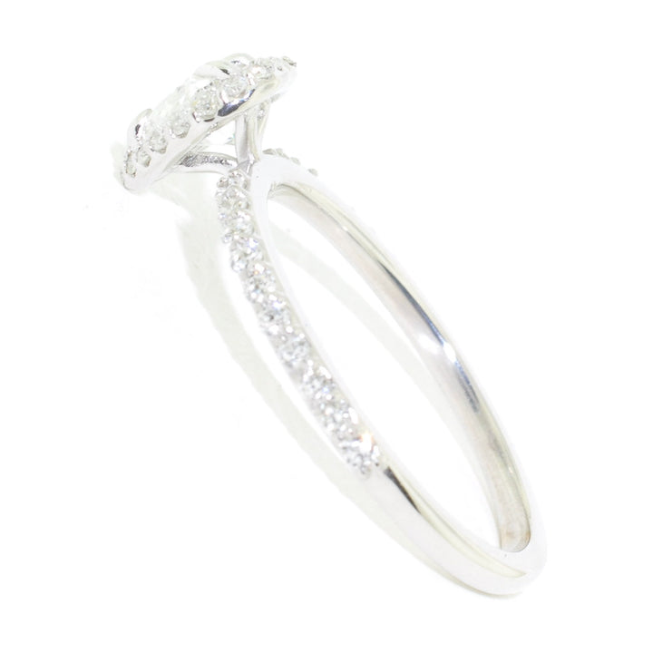 Graziella Originals Diamond Engagement Ring - 0.82CTW GIA Certified SI-1 F Centre Diamond