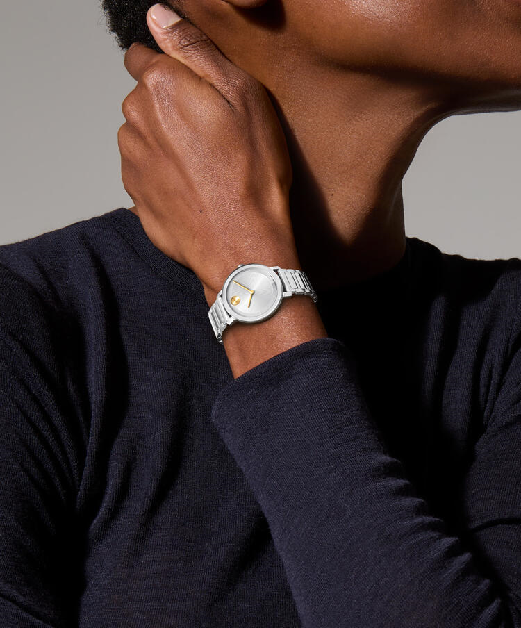 Movado Bold Evolution 2.0 34mm Swiss Quartz Watch. 3601191.