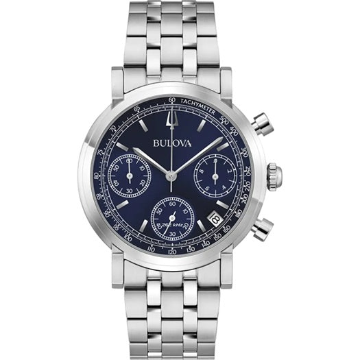 Bulova Classic 39mm Chronograph Quartz Watch. 96B458