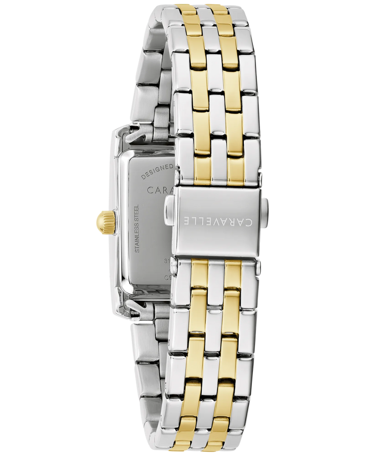 Caravelle Crystal 21.5mm Quartz Watch. 45L191