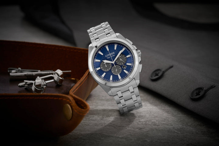 Citizen Peyton 41mm Eco Drive Watch. CA4510-55L