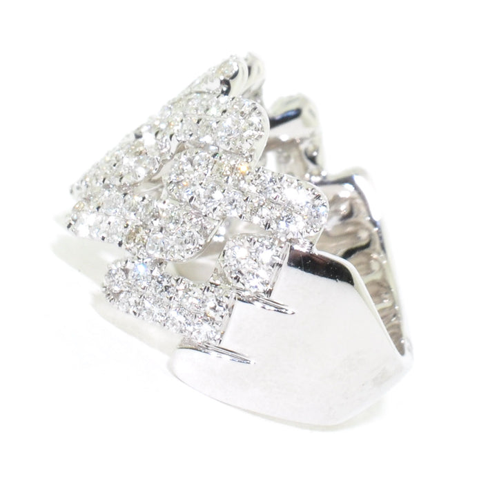 14KT White Gold 1.20CTW SI F-G Colour Diamond Ring.