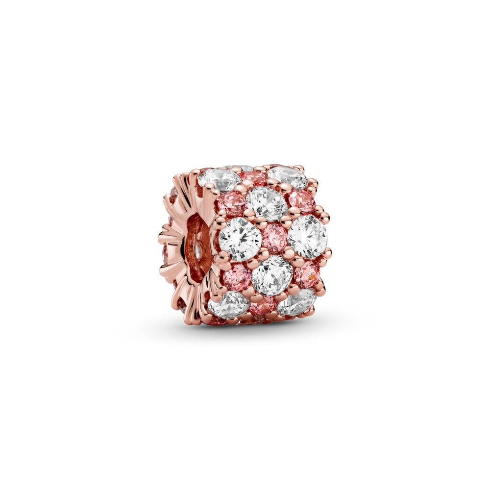 Pink &amp; Clear Sparkle Charm