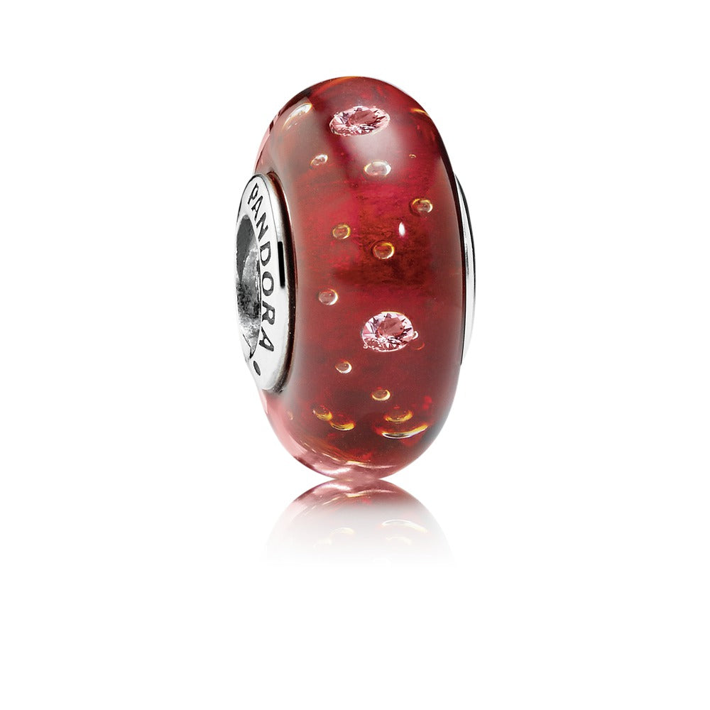 red effervescence, clear cz