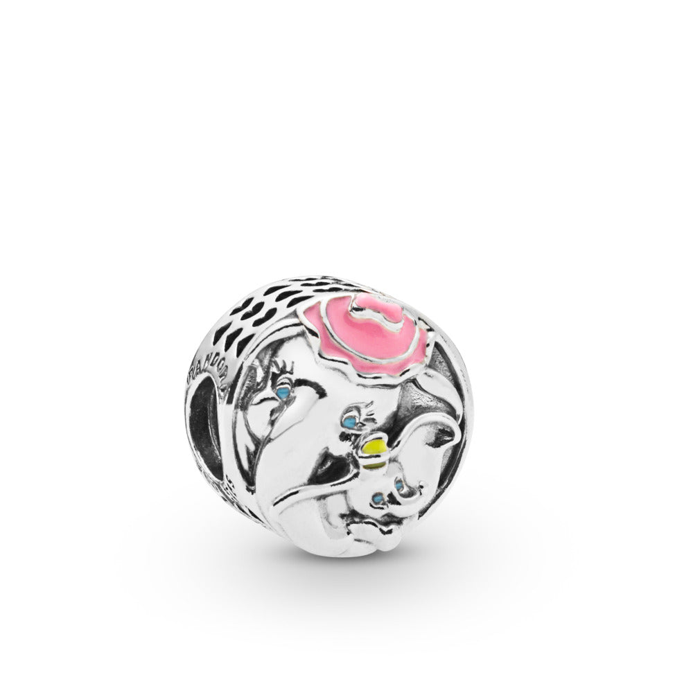 Disney, Dumbo &amp; Mrs. Jumbo, Pink, Blue &amp; Yellow Enamel