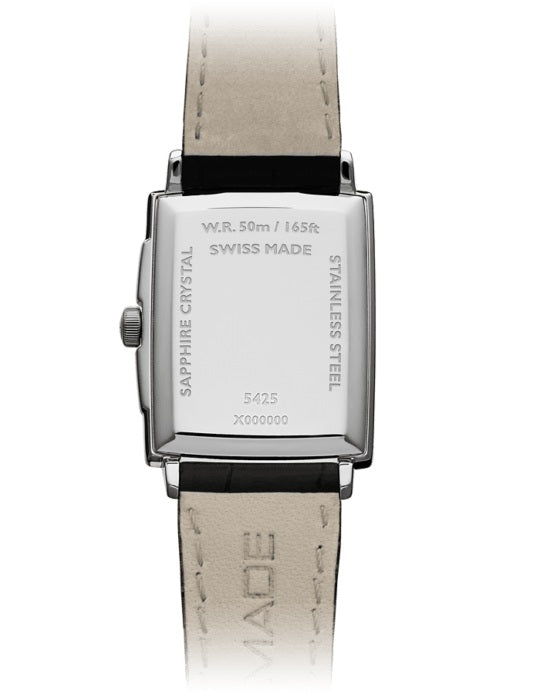 Raymond Weil Toccata Classic Rectangular Stainless Steel Leather 37x29mm Watch. 5425-STC-00300.