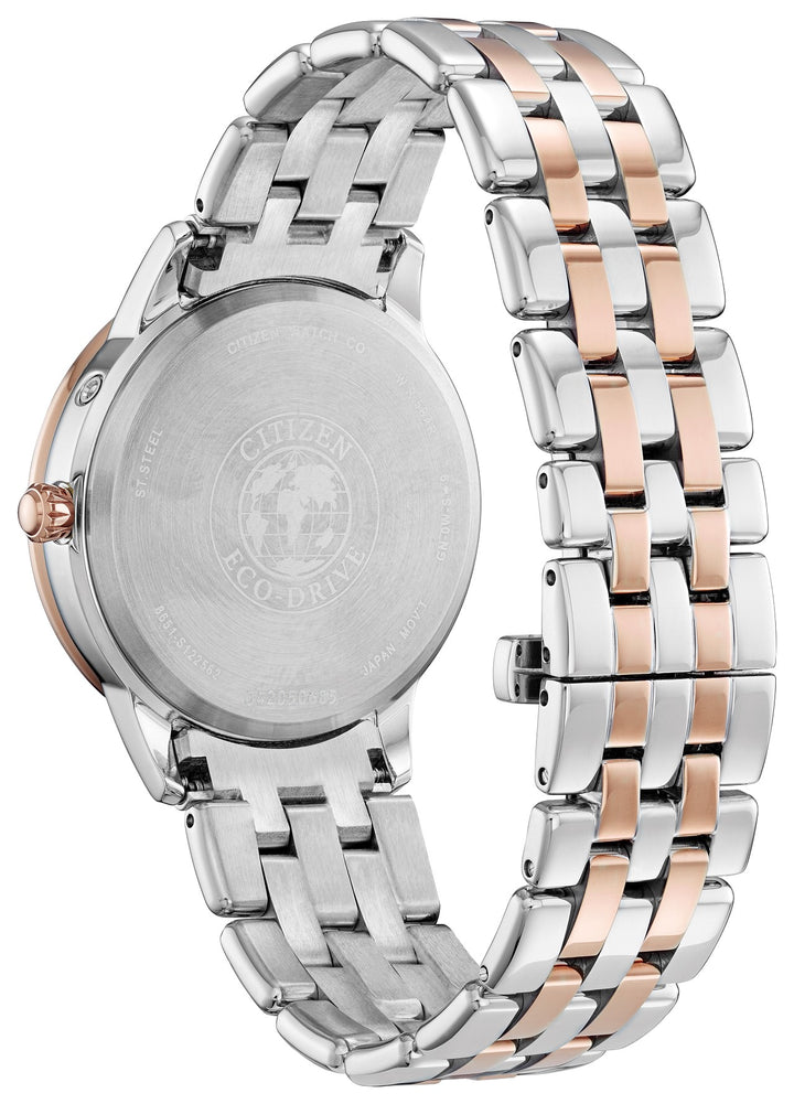 Citizen Calandrier Moon Phase 37MM Eco-Drive Watch. FD0006-56D