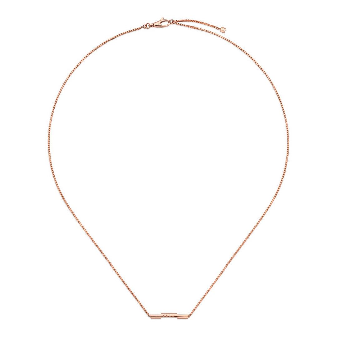 Gucci Link to Love necklace with 'Gucci' bar