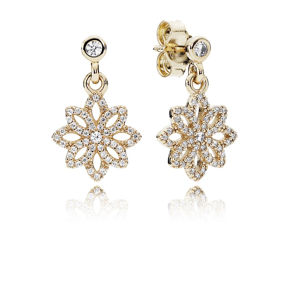 Lace Botanique, Clear CZ