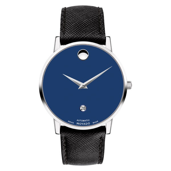 Movado Museum Classic 40mm Swiss Automatic Watch. 0607565.