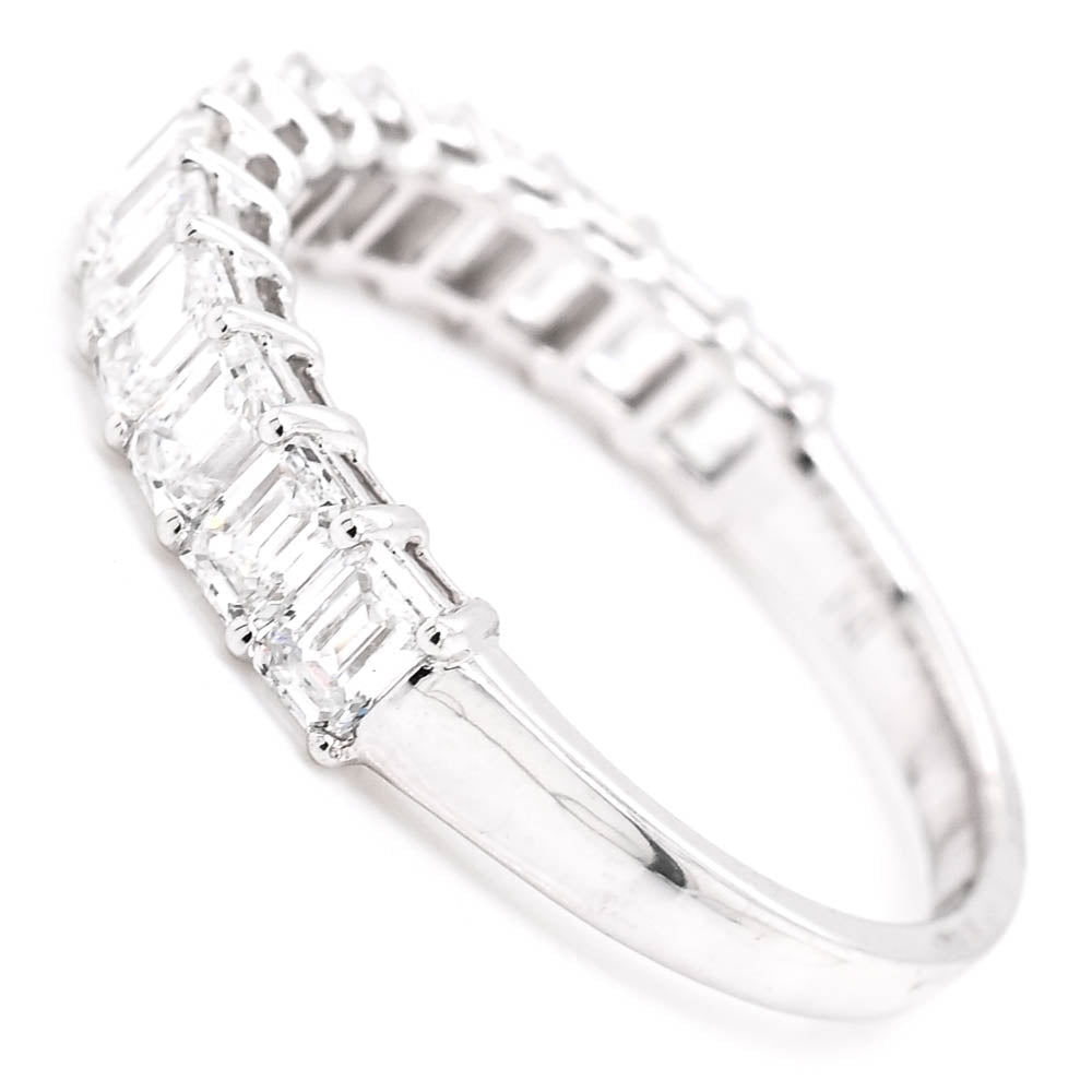 14KT White Gold 1.50CTW LAB Grown Diamond Wedding Band.