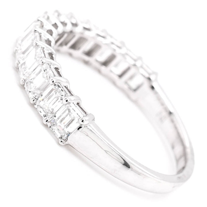 14KT White Gold 1.50CTW LAB Grown Diamond Wedding Band.