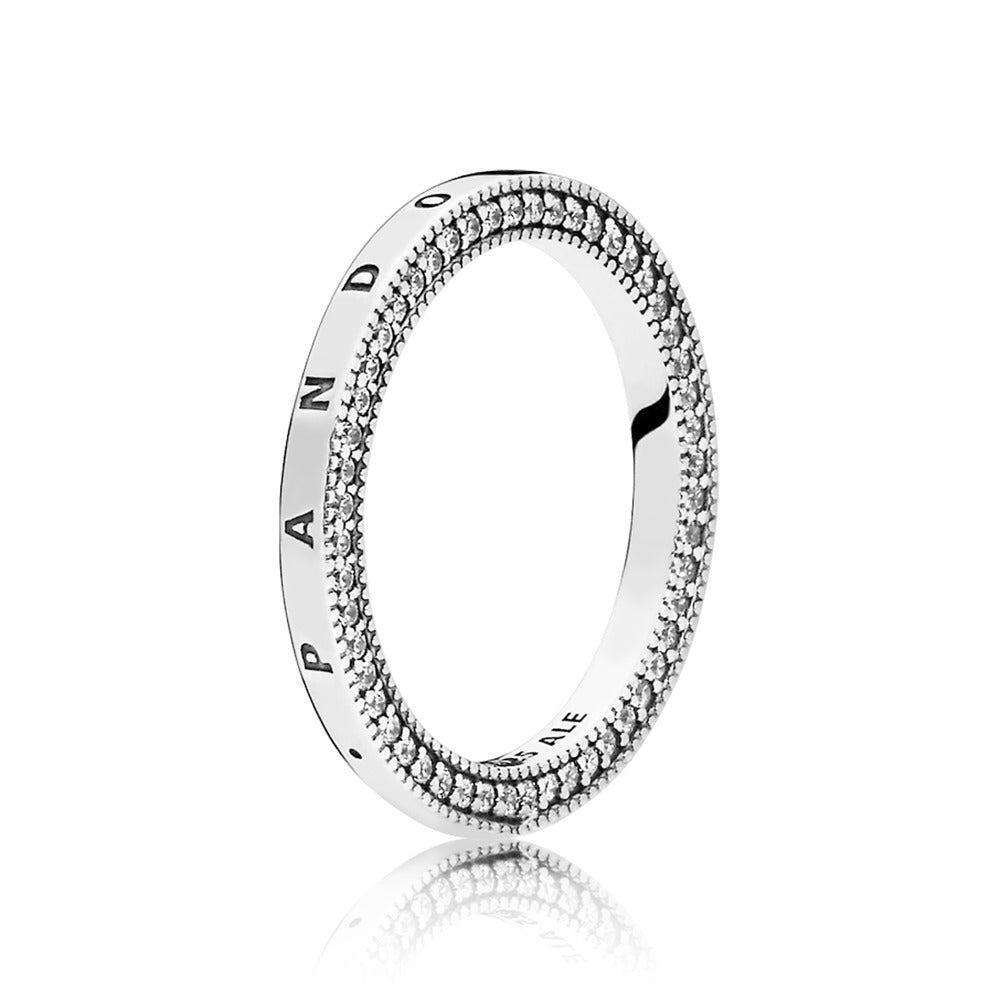 PANDORA Signature Hearts of PANDORA, Clear CZ