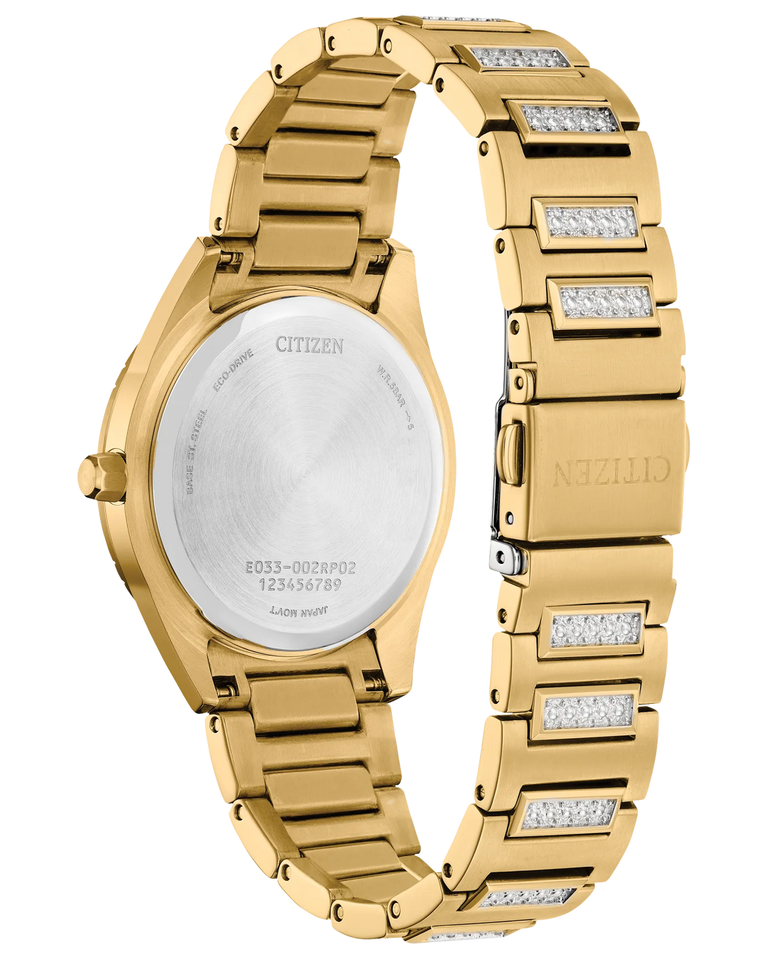 Citizen Silhouette Crystal 34mm Eco-Drive Watch. EM1022-51D.
