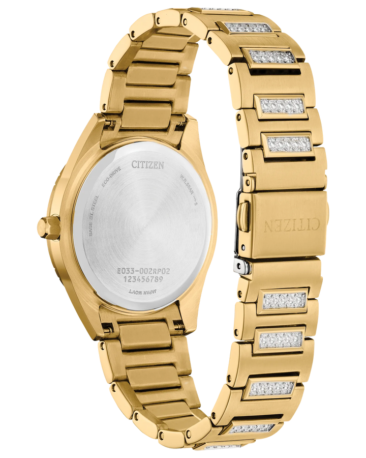 Citizen Silhouette Crystal 34mm Eco-Drive Watch. EM1022-51D.