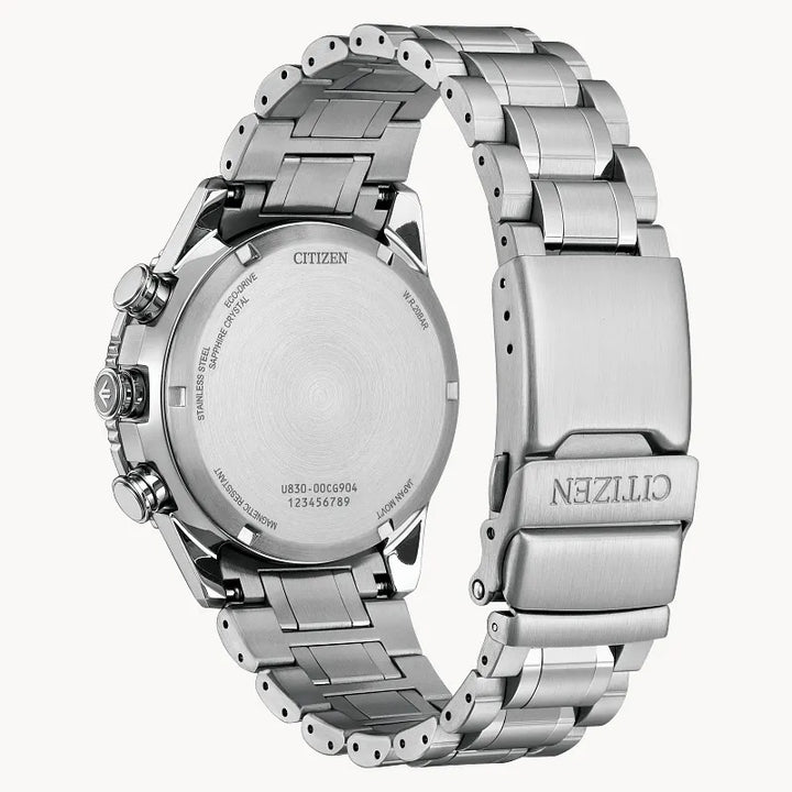 Citizen Promaster Skyhawk U830 43mm Chronogrph Ec-Drive Watch. JV2000-51L