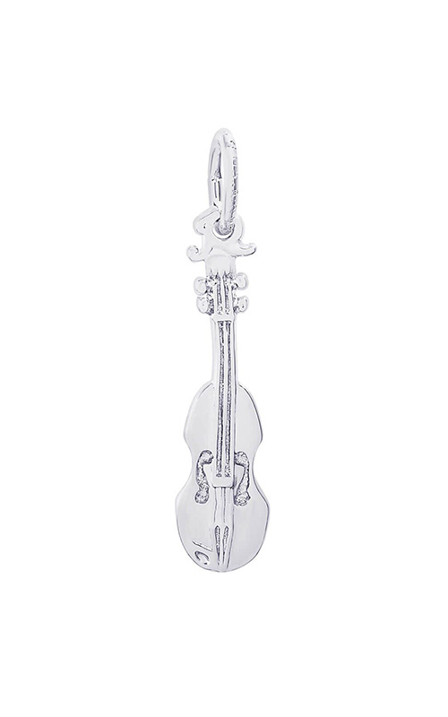Rembrandt Sterling Silver Violin Charm.