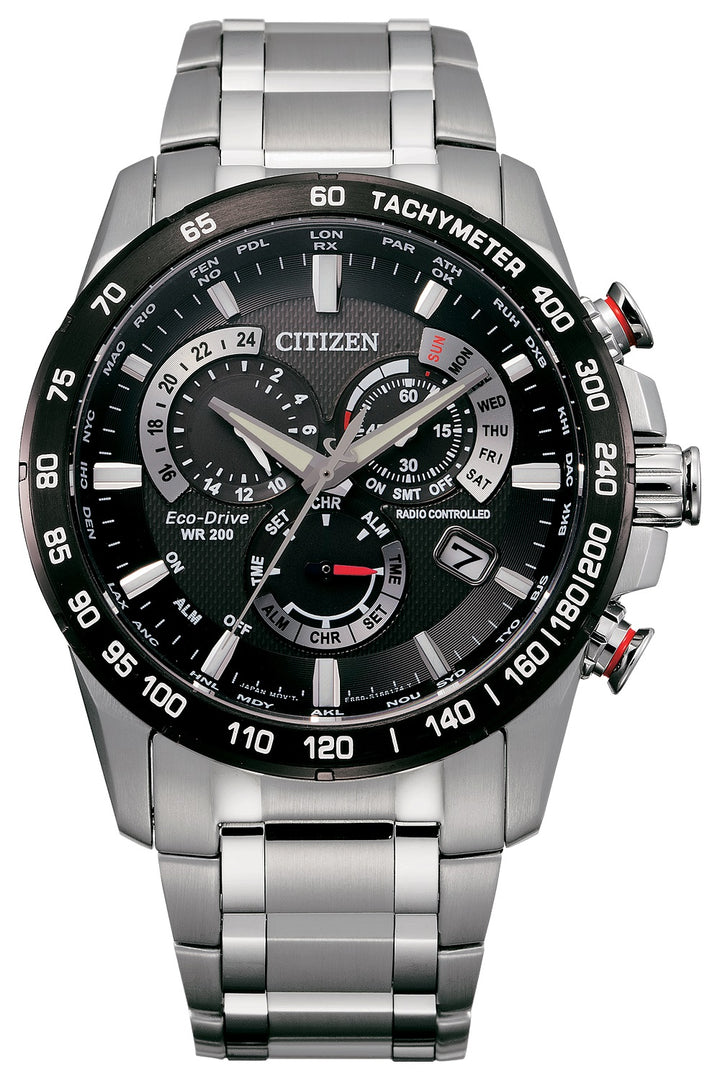 Citizen Perpetual Chrono AT 42MM Eco-Drive Watch. CB5898-59E