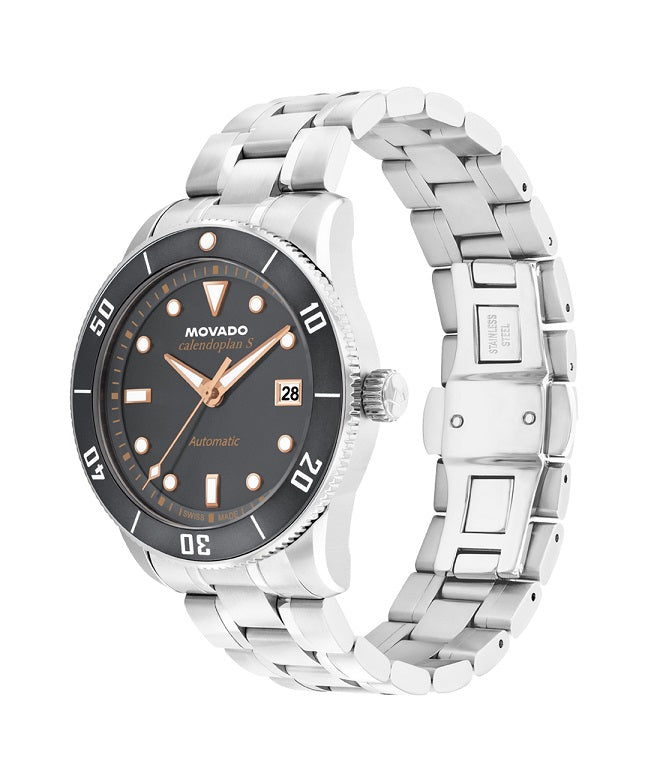 Movado Heritage Series Calendoplan S 40mm Automatic Watch. 3650228
