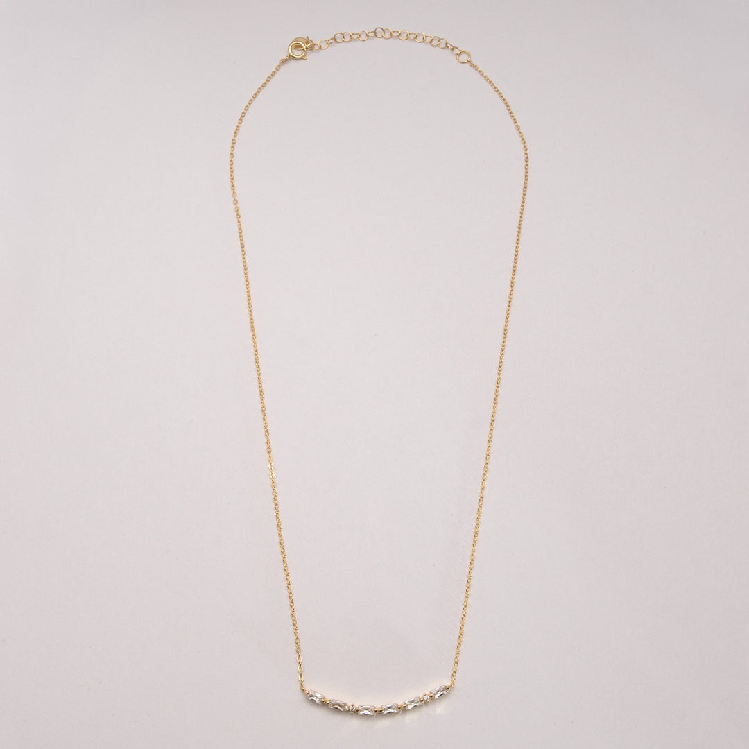 Graziella Sterling Silver 18"  CZ Morse Code MAMA  Necklace.