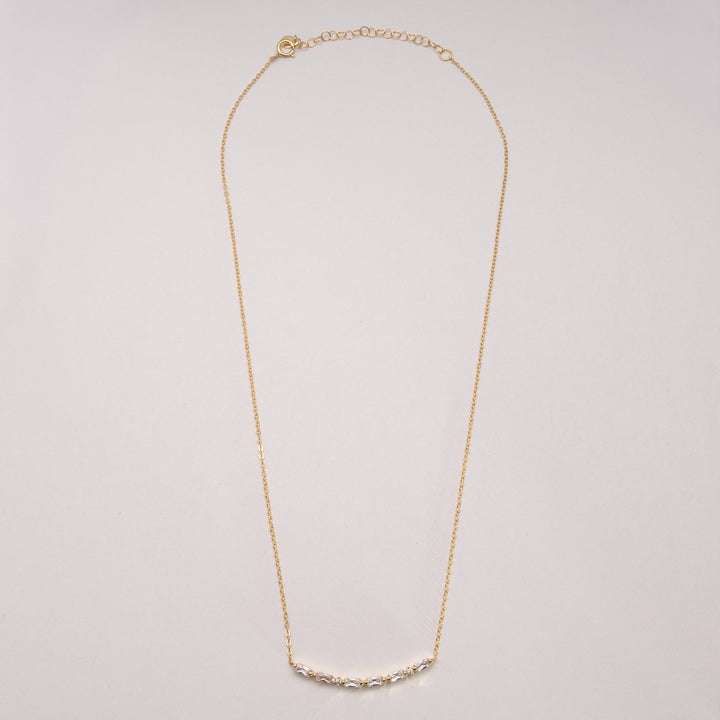 Graziella Sterling Silver 18"  CZ Morse Code MAMA  Necklace.