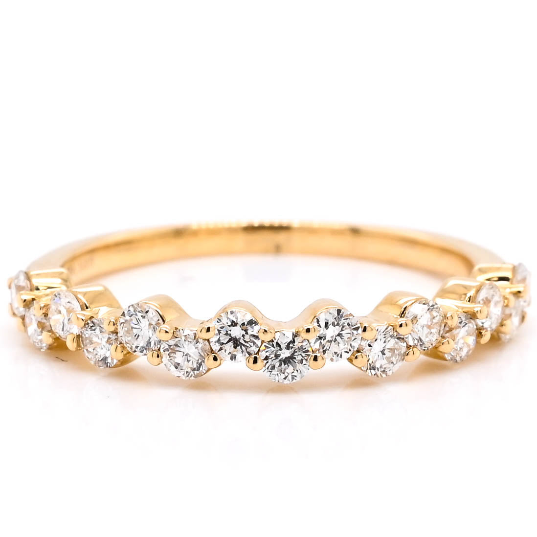 graziella 14KT Yellow Gold 0.45CTW Diamond Wedding Band
