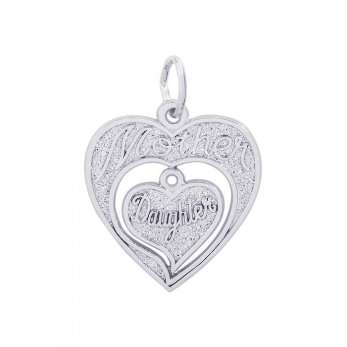 Rembrandt Sterling Silver Mother/Daughter Break Apart Charm.