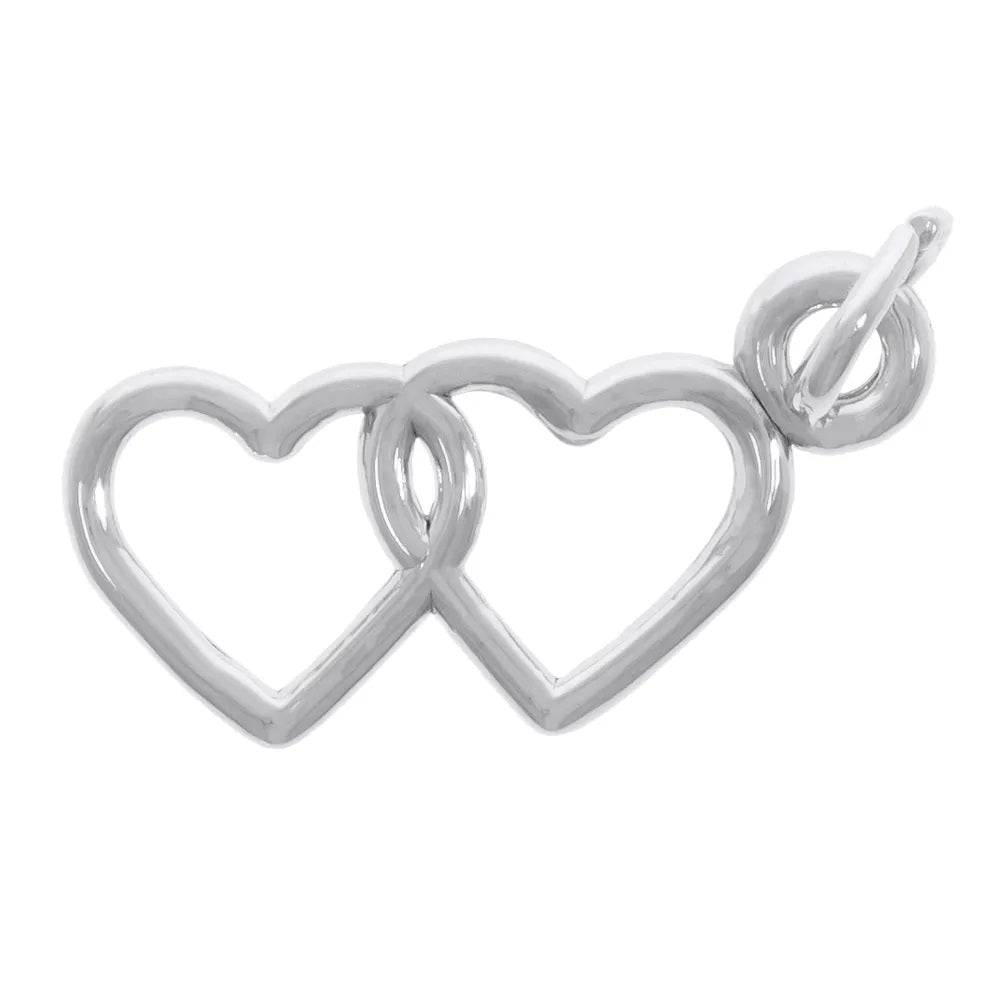 Rembrandt Sterling silver Two Hearts Entwined Medium.