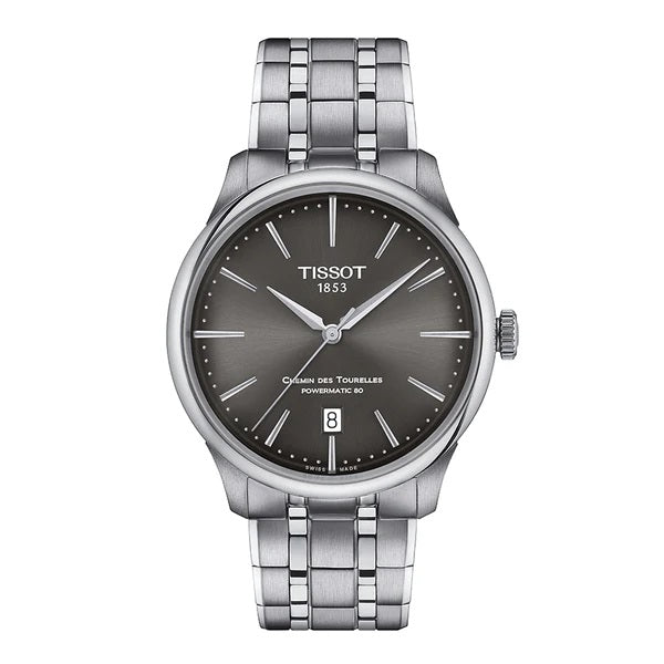 Tissot Chemin des Tourelles Powermatic 80 39mm Watch. T139.807.11.061.00.