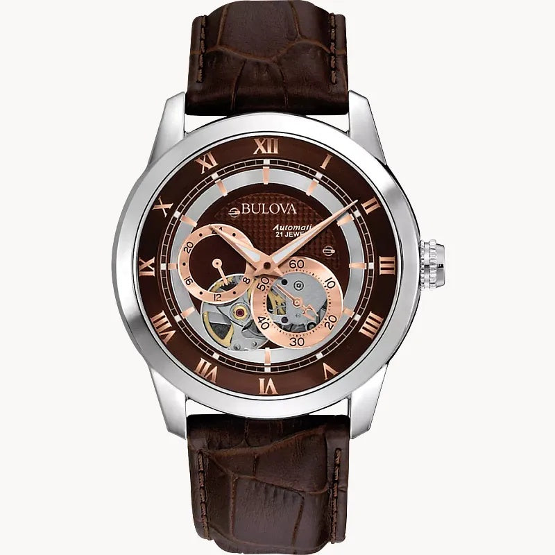 Bulova Sutton 42MM 4-Hand Automatic Watch. 96A120