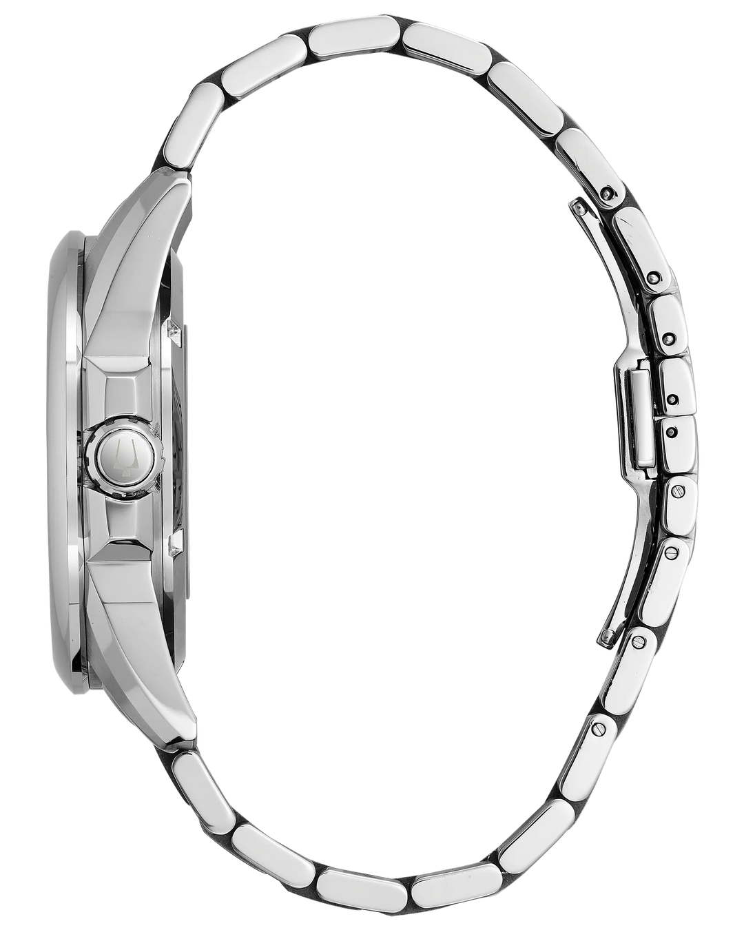 Bulova Sutton 43mm Automatic Watch. 96A187
Silver/Steel