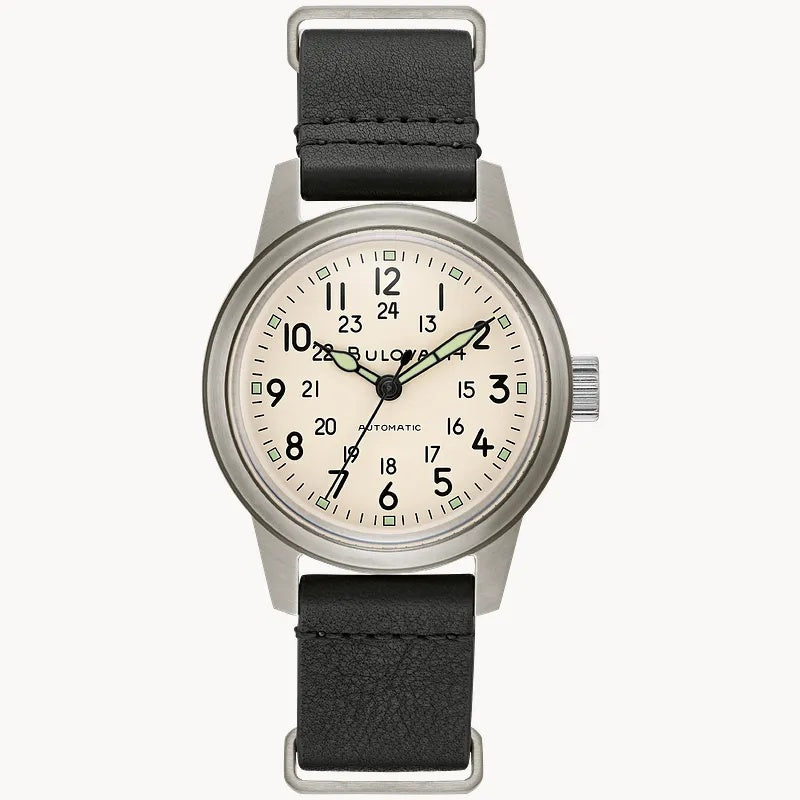 Bulova Hack 38MM Automatic Watch. 96A246