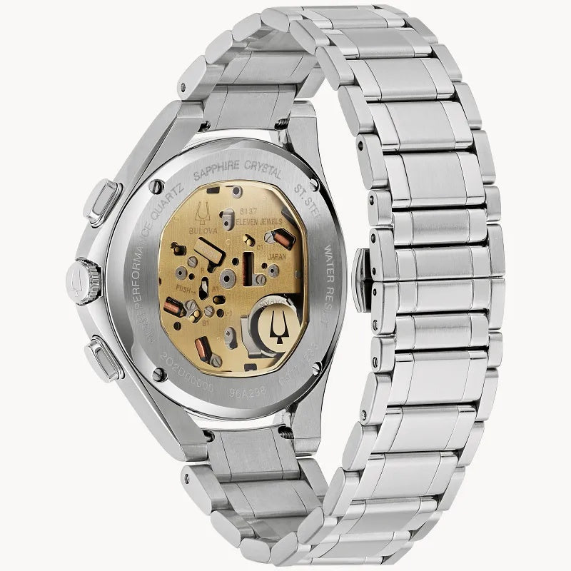 Bulova CURV 44mm High Performance Quartz Watch 