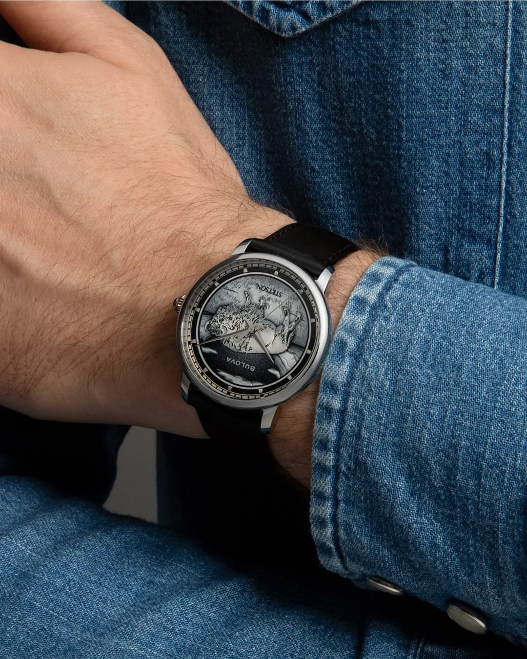 Bulova Bison 39mm Automatic Watch 