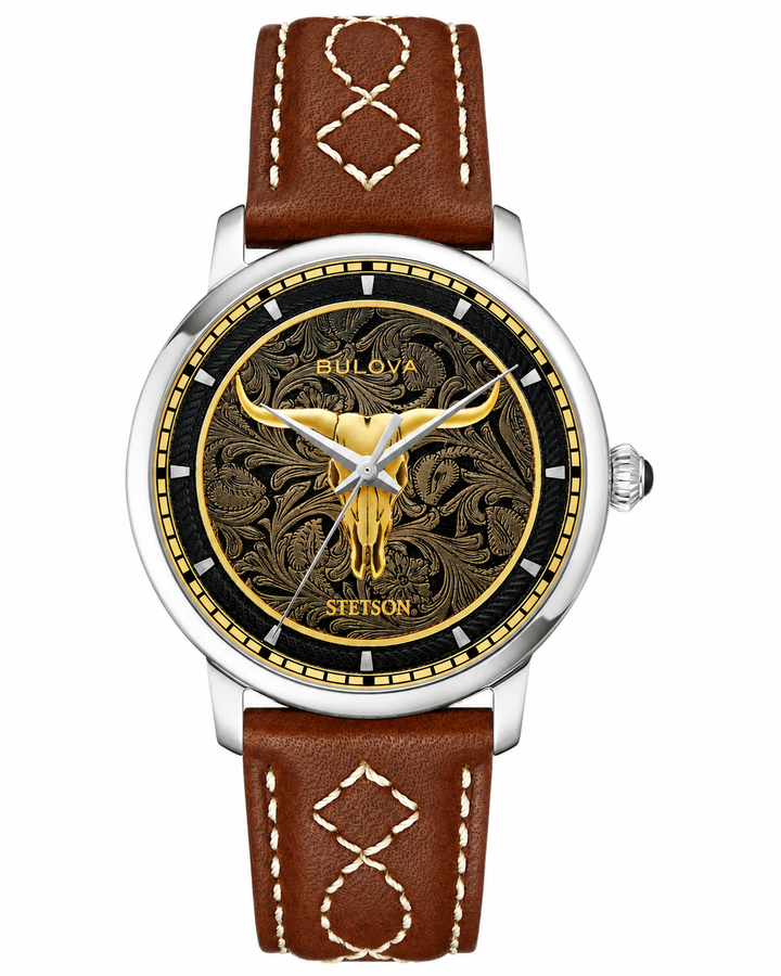 Bulova Longhorn 39mm Automatic Watch 