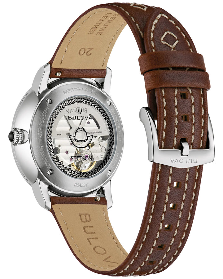 Bulova Longhorn 39mm Automatic Watch 
