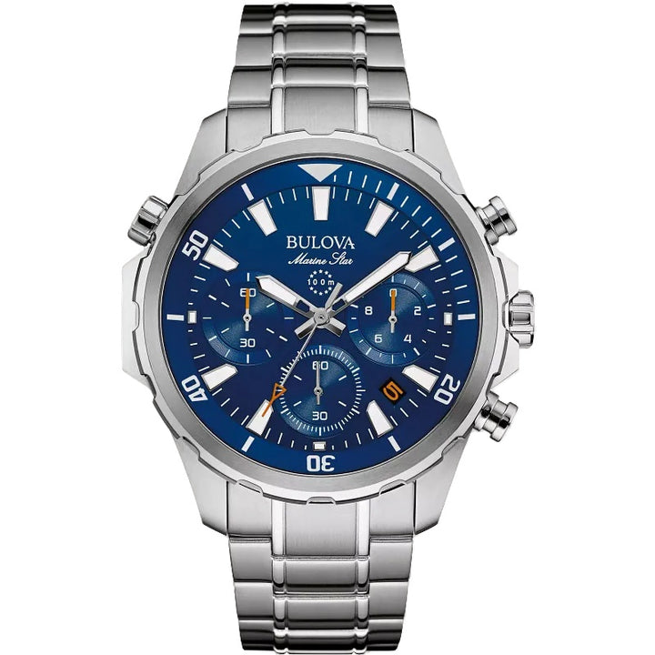 Bulova Marine Star 43mm Quartz Dive Watch 96B256