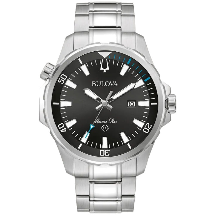 Bulova Marine Star 44mm Quartz Dive Watch 96B382