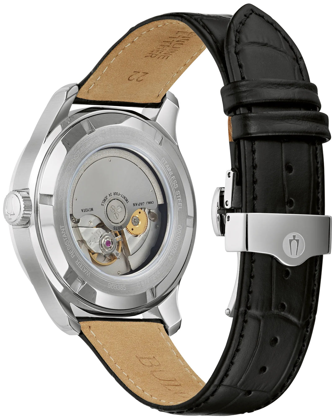 Bulova Wilton GMT 43mm Automatic Watch. 96B365