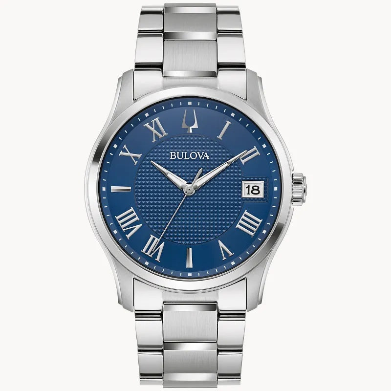 Bulova Wilton Classic 41mm Quartz Watch. 96B386