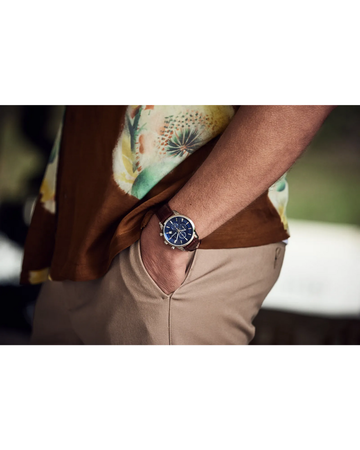 Bulova Sutton 41mm Chronograph Quartz Watch. 96B402
