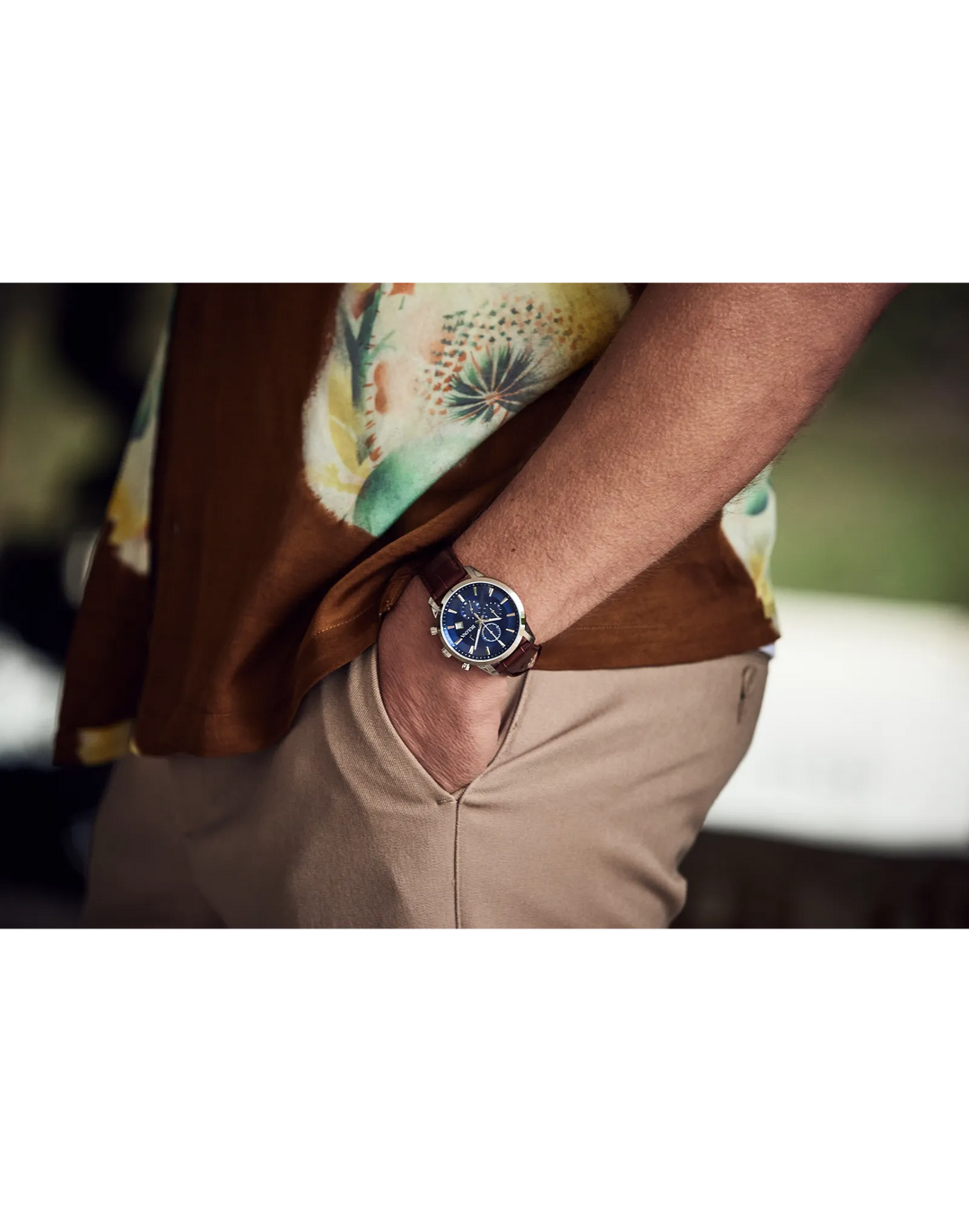 Bulova Sutton 41mm Chronograph Quartz Watch. 96B402