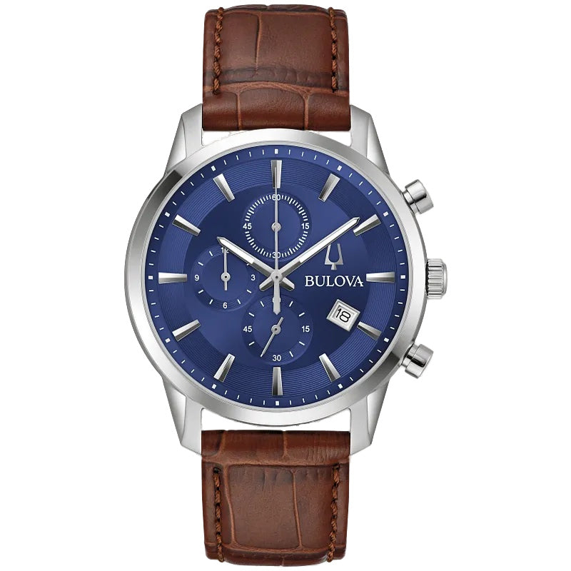 Bulova Sutton 41mm Quartz Watch. 96B402