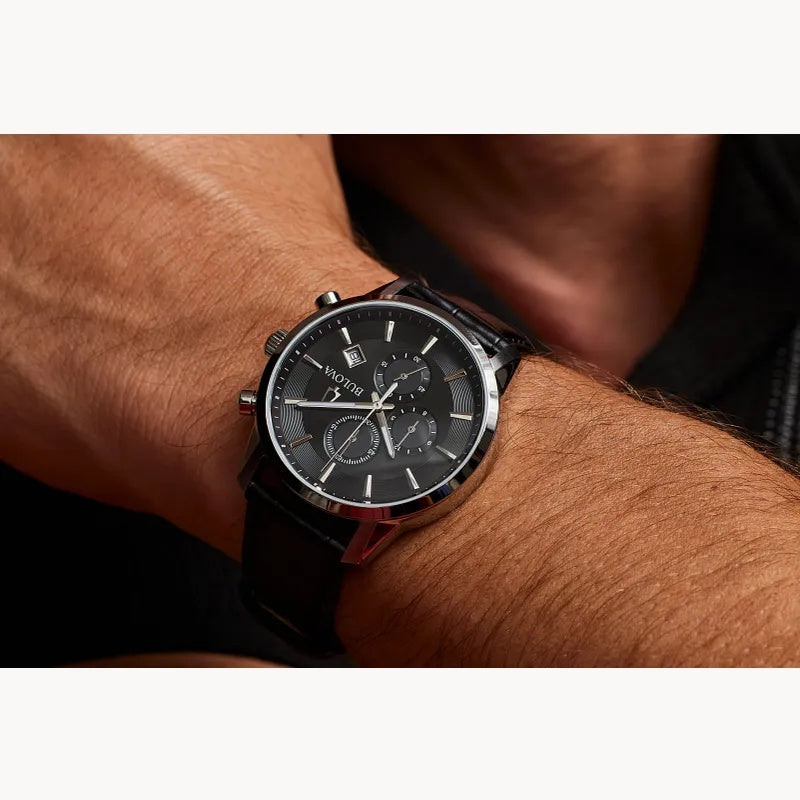 Bulova Sutton 41mm Chronograph Quartz Watch 96B403