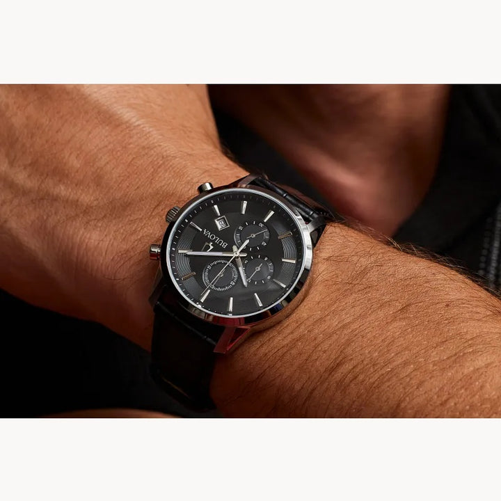 Bulova Sutton 41mm Chronograph Quartz Watch 96B403