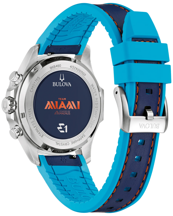 Bulova Marine Star E1 Team Miami 43mm Watch. 96B460

*SPECIAL BOX*