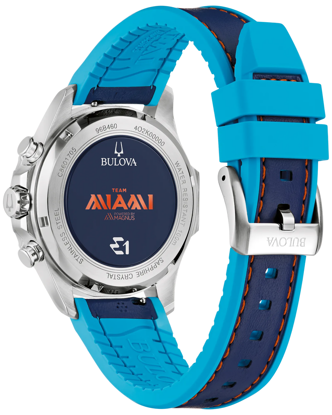 Bulova Marine Star E1 Team Miami 43mm Watch. 96B460
*SPECIAL BOX*