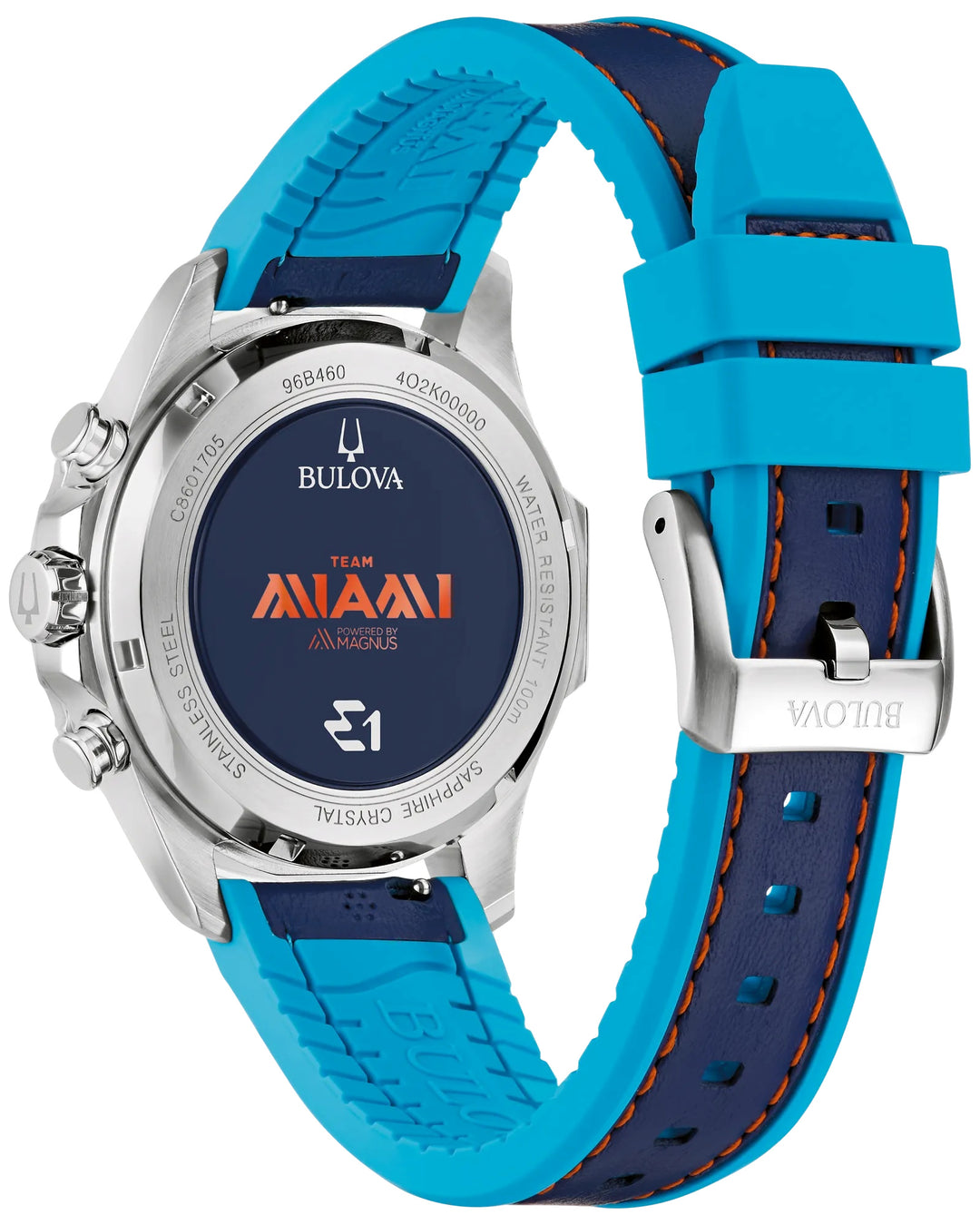 Bulova Marine Star E1 Team Miami 43mm Watch. 96B460