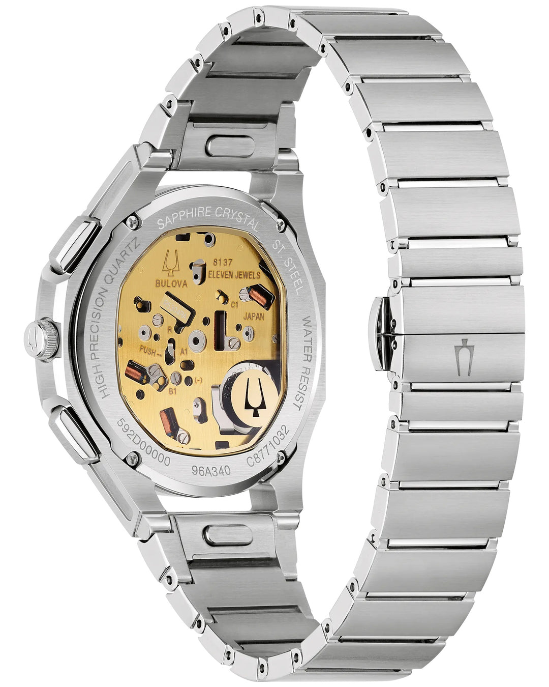Bulova CURV 41.5mm High Performance Quartz Watch 